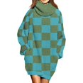 thumbnail image 1 of LAICAIW Robe Chandail Longue Ample à Col Roulé Oversize pour Femmes, 1 of 5