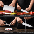 thumbnail image 3 of 7 Juegos De Cuchillos Profesionales De Cocina De Acero Inoxidable Modelo Plateado, 3 of 4
