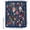 Blue, variant on Small Stall Shower Curtain 36x72 Inch Narrow Half Size Watercolor Flowers Bath Curtains Bathroom Decor, Rustic Spring Floral Botanical Beige Waterproof Fabric Shower Curtain Set with Hooks 36 Inch