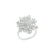 thumbnail image 1 of Qarigey Anillo de apertura para mujer, anillos de decoración de cobre, decoraciones de mano ajustables, joyería chapada para niñas y mujeres, joyería Ropa, zapatos y accesorios Miscelánea Plata Qarigey AP014632-01, 1 of 6
