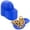 Blue, variant on Lot45 Mini Baseball Helmet Ice Cream Snack Bowls - 12pc 8oz Blue Baseball Cups
