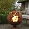 thumbnail image 2 of Esschert Design USA FF1017 Garden Fire Sphere, Rust Metal - Large, 2 of 3