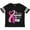 Football Black and White, variant on Inktastic Breast Cancer Awareness I Support My Gigi with Pink Ribbon Boys or Girls Toddler T-Shirt