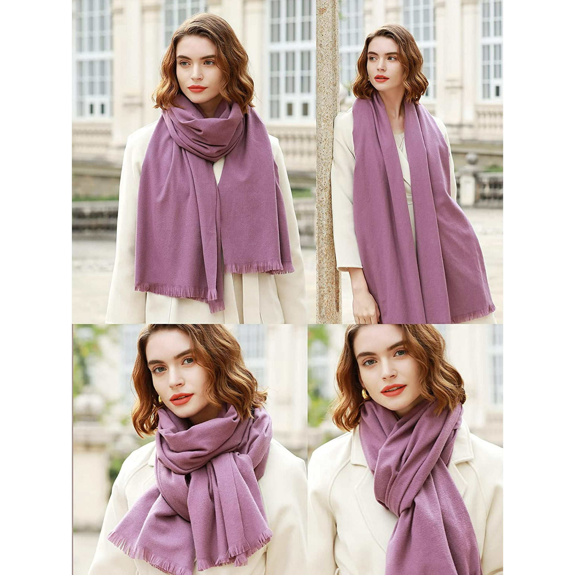 Châles pour Femmes Violet Pashmina Châles et Châles pour Robes de