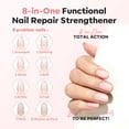 thumbnail image 2 of modelones Nail Strengthener Pale Pink White Nail Repair for Damaged Nails Strengthening Polish 15ml Nail Growth and Strengthener Natural Concealer Foundation Nail Care Gifts for Women, 2 of 4