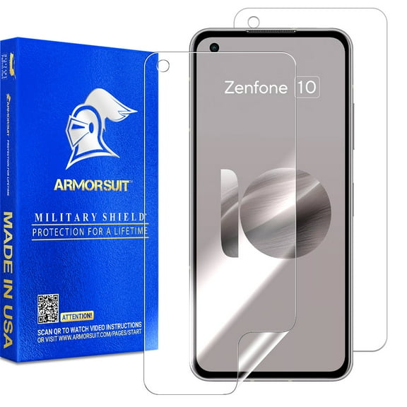 ArmorSuit 2 Pack for ASUS Zenfone 10 Screen Protector (5.9 Inch, 2023) Case Friendly MilitaryShield HD Clear Film - Made in USA