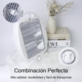 thumbnail image 4 of CM-TOP Calefactor Eléctrico para hogar Calentador portátil 800W Calefacción rápida Calefacción Sistema silencioso Para Uso En Interiores Y Exteriores Eléctrico portátil de cerámica 38 * 26 * 15, 4 of 5