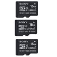 thumbnail image 2 of Tarjeta de Memoria Sony SR-16UY microSDHC Clase 10 de 16GB Paquete de 3, 2 of 2
