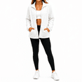 thumbnail image 6 of Zip up Sweatshirt Women Soft Lightweight Full Zipper Fleece Jackets No Hood Casual Loose Long Sleeve Fall Sweatshirt with Side Pockets, Xxl, 6 of 7
