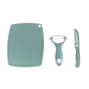 Giyblacko Peeler Gods Paring Knife Ceramic Set With Fruit Vegetable Peeler Knife Mini Cutting Board Colorful Kitchen Tools 3PCS