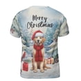 thumbnail image 2 of Merry Christmas Golden Retriever Enjoys Woofmas Winter Xmas Holiday All Over Print 3D Shirt Unisex Merch Goldens Dog Lover Gifts Idea - 02022, 2 of 6