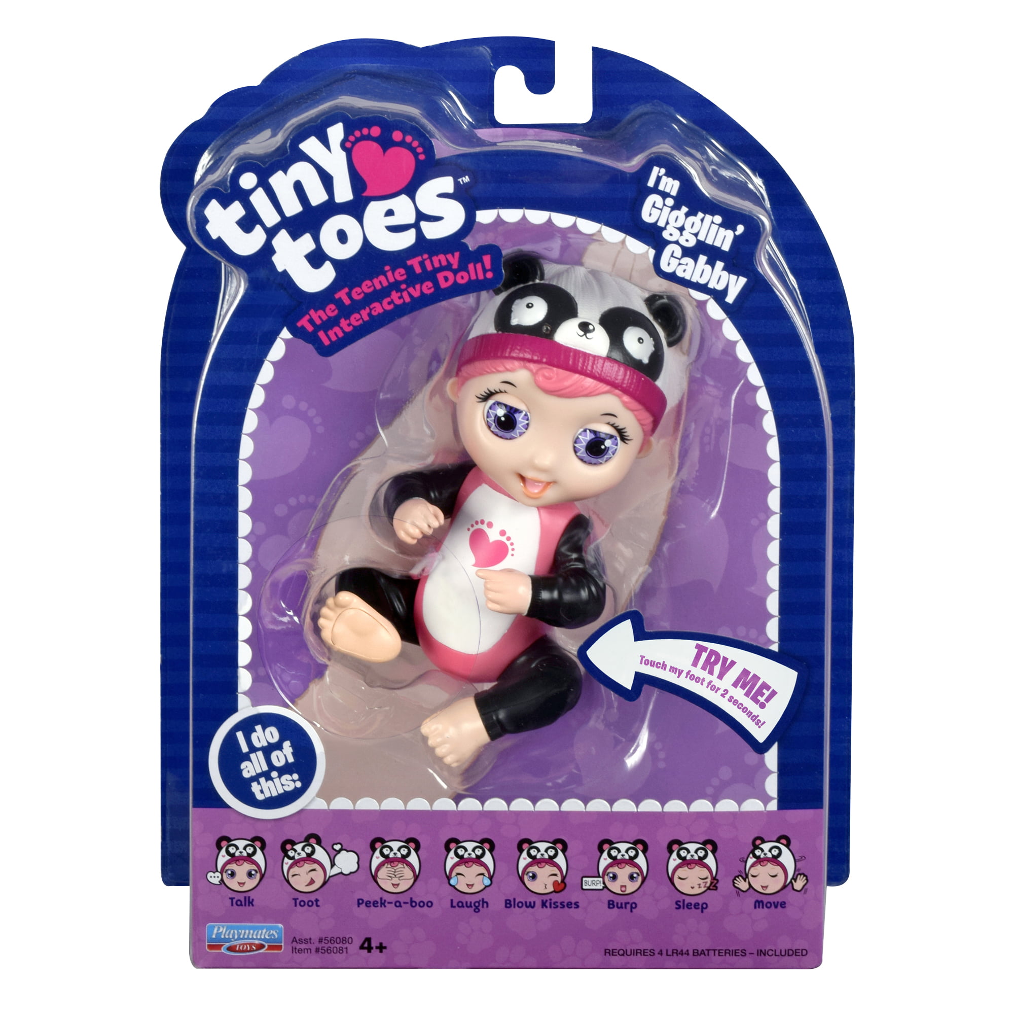 Tiny Toes Interactive Doll Giggling Gabby Panda Toy 56081 for sale online 