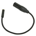 thumbnail image 1 of XLR Connector Converter, Black Prevent Interference Low Signal Loss XLR Male To 3.5mm Female Calbe  For Amplifiers, 1 of 8