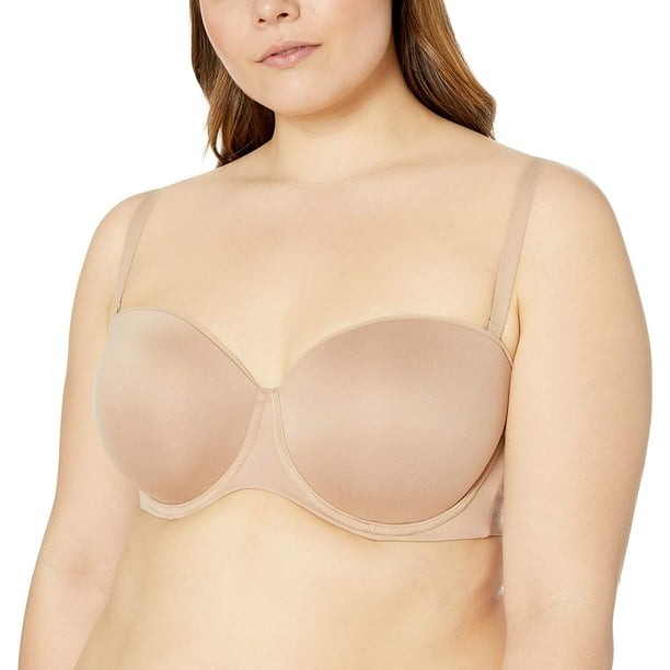 Women's Warner's RJ6331A Elements of Bliss Underwire Contour Strapless Bra  (Toasted Almond 38D)