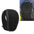 thumbnail image 3 of Ymiko Tail Bag ,Motorcycle Tail  Bag Multifunction Waterproof Classic Look Helmet Luggage Backpack Compatible With Dirt Bike, 3 of 8