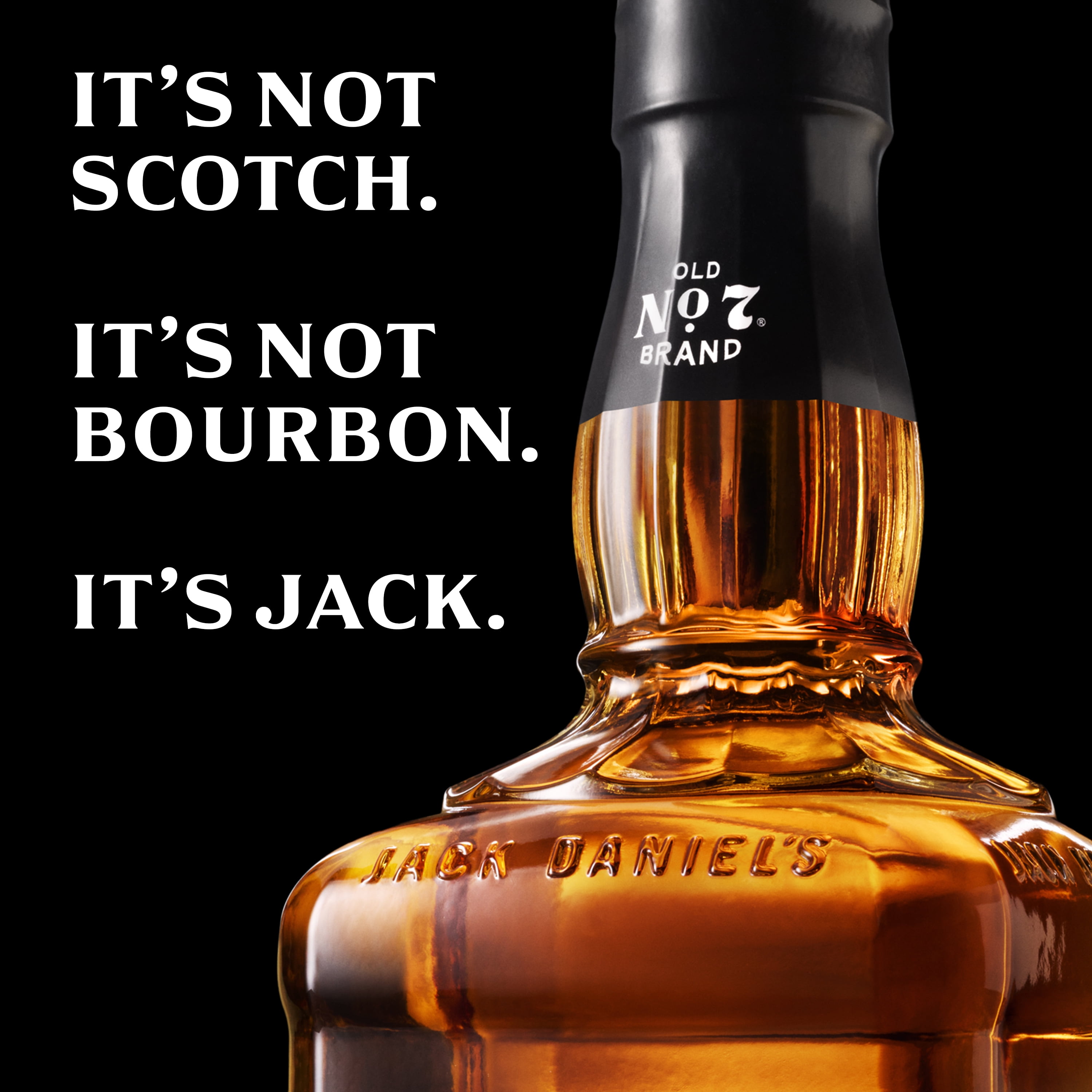 Jack Daniel's Old No. 7 Tennessee Whiskey, 1.75 L Bottle, 40% ABV