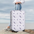 thumbnail image 4 of Uemuo Lavender Flowers Printed Washable Luggage Cover - Fashion Suitcase Protector Fits 18-32 Inch Luggage -Medium, 4 of 9