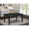 thumbnail image 2 of WET-BLK-T Weston Rectangular Dining Table with 18 in butterfly Leaf in Black (Only Tabletop Available), 2 of 2