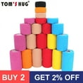 18 Colors Colorful Athletic Wrap Tape Self Adhesive Elastic Bandage