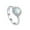 WH9, variant on Jewelry VerPetridure 1 Piece Of Opal Ring For Women Opal White Stone Hand Rrnament Ring Promise Ring Elegant Gift For Lady