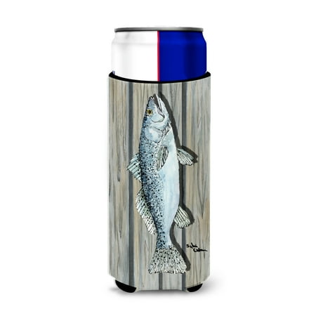 

Caroline s Treasures 8494MUK Fish Speckled Trout Ultra Hugger for slim cans Slim Can multicolor