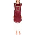 thumbnail image 5 of Aislor Liturgical Dancewear for Women Sleeveless Side Lace-up Church Worship Praise Dance Tunic Dress Burgundy 3XL, 5 of 6