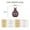 Brown, variant on Home Humidifier LED Colorful Light Conversion Retro Humidifier Humidifiers for Bedroom Up to 65% off!