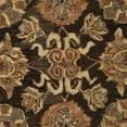 thumbnail image 5 of SAFAVIEH Anatolia Sharyl Traditional Wool Area Rug, Dark Brown/Gold, 4' x 4' Round, 5 of 6