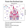 thumbnail image 3 of Adhesivos de pared JQPYGB con forma de castillo de princesa, removibles, para habitación de niños, 3 of 8