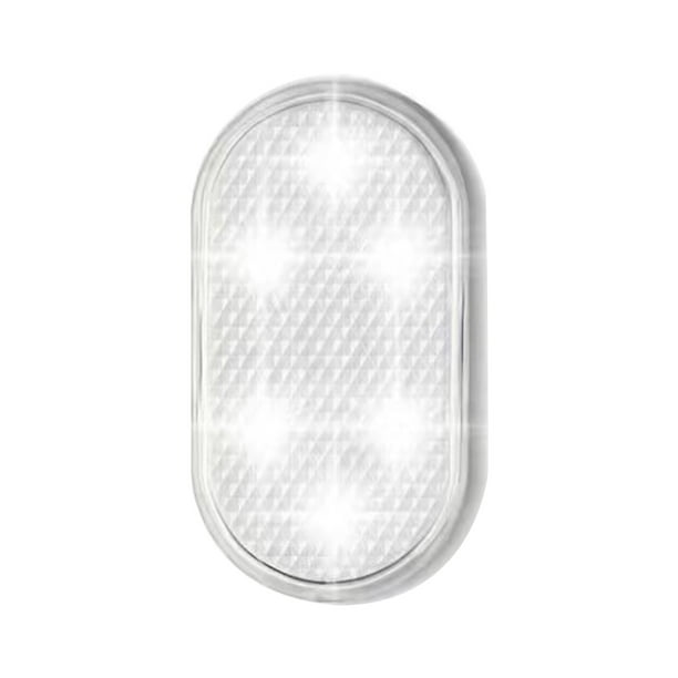 Luces LED táctiles para interior de coche | Carga inalámbrica por USB | 6 LED con 2,5 h de autonomía | Instalación adhesiva no destructiva para modificar el coche