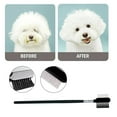 thumbnail image 4 of Pet Eye Comb Double Sided Tear Stain Remover Brush for Dogs and Cats Gentle Grooming Tool, 4 of 9