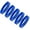 Blue, variant on "BLOOD THINNER" Medical Alert ID Silicone Bracelet Wristbands 5 Pack