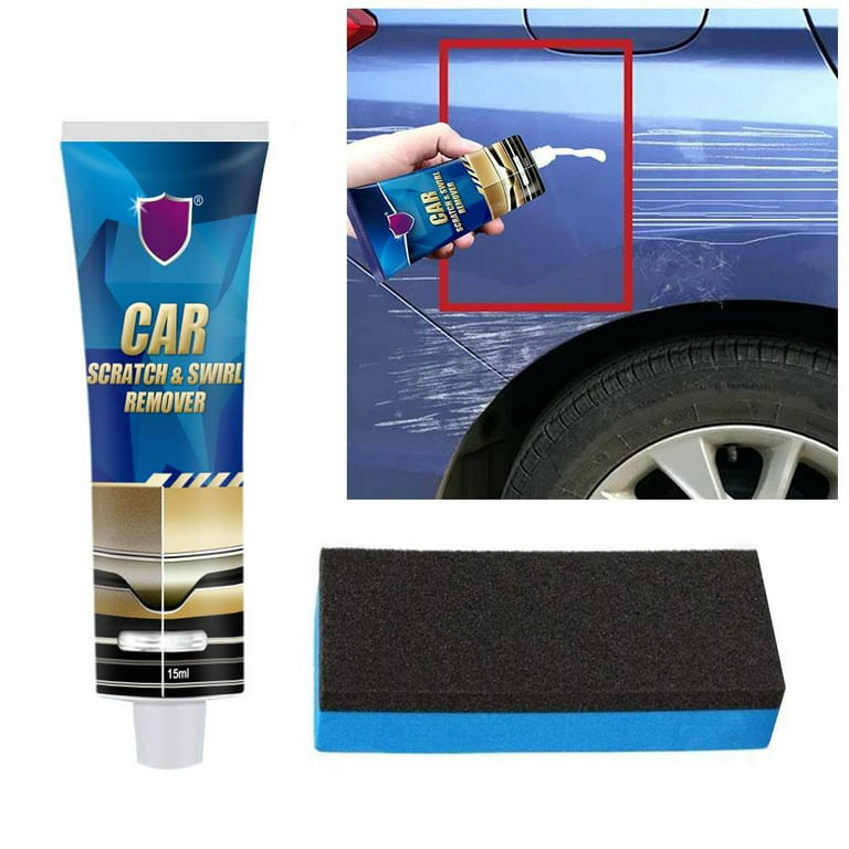 Car Scratch Repair Polishing Wax Body Compound Repair Polish Paint Remover  Care With Sponge 