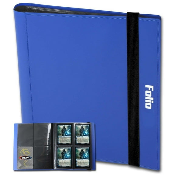 1 BCW Matte Blue Folio 4-Pocket Album