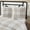 Tan, White, variant on VHC Brands Plaid Euro Sham, Black, 26x26
