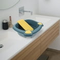 thumbnail image 4 of Tina de remojo multifunción con tabla de lavar, cubo pequeño para ropa sucia, ideal para uso doméstico, ideal para artículos de limpieza y artículos del hogar., 4 of 7
