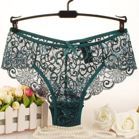 

uikmnh Women Panties Lace Cutout Hollow Waist Panties