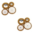 thumbnail image 3 of Yuarrent Set of 25 Tenor Saxophone Replacement Synthetic Pads Leather Tipo 1 2piezas, 3 of 4