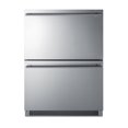 thumbnail image 1 of Summit ADFD2D24 23 3/8" W Undercounter Freezer w/ (1) Section & (2) Drawers, 115v, 1 of 1