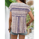 thumbnail image 5 of Blusas de Verano de Corta para Mujer, Blusas Elegantes e Informales, Color Abeja, S, 5 of 9
