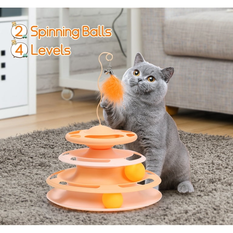 3 tier ball cat toy sales