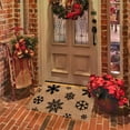 thumbnail image 2 of asddcavvf 1PCS Christmas Decoration Doormat Farmhouse Happy Doormat Christmas Doormat Indoor 1PC Floor Mat Entrance Rug Holiday Mat Christmas Tan Throw Blankets Fuzzy Soft Blankets Small Rug for Class, 2 of 8