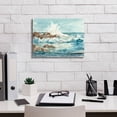 thumbnail image 3 of Epic Graffiti "Coastal Watercolor I" by Ethan Harper, Canvas Wall Art, 16"x12", 3 of 8
