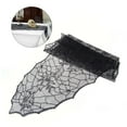 thumbnail image 4 of WHAMVOX Classic  Tablecloth Spider Web Leaves Decor Creepy Table Cover Cloth for  Decorations (Black), 4 of 8
