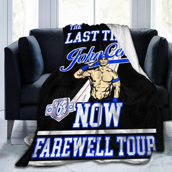 John Boxer Cena Blanket Throw Air Conditioning Blankets Soft Throws for Couch Bed All Seasons Use 60"x50"