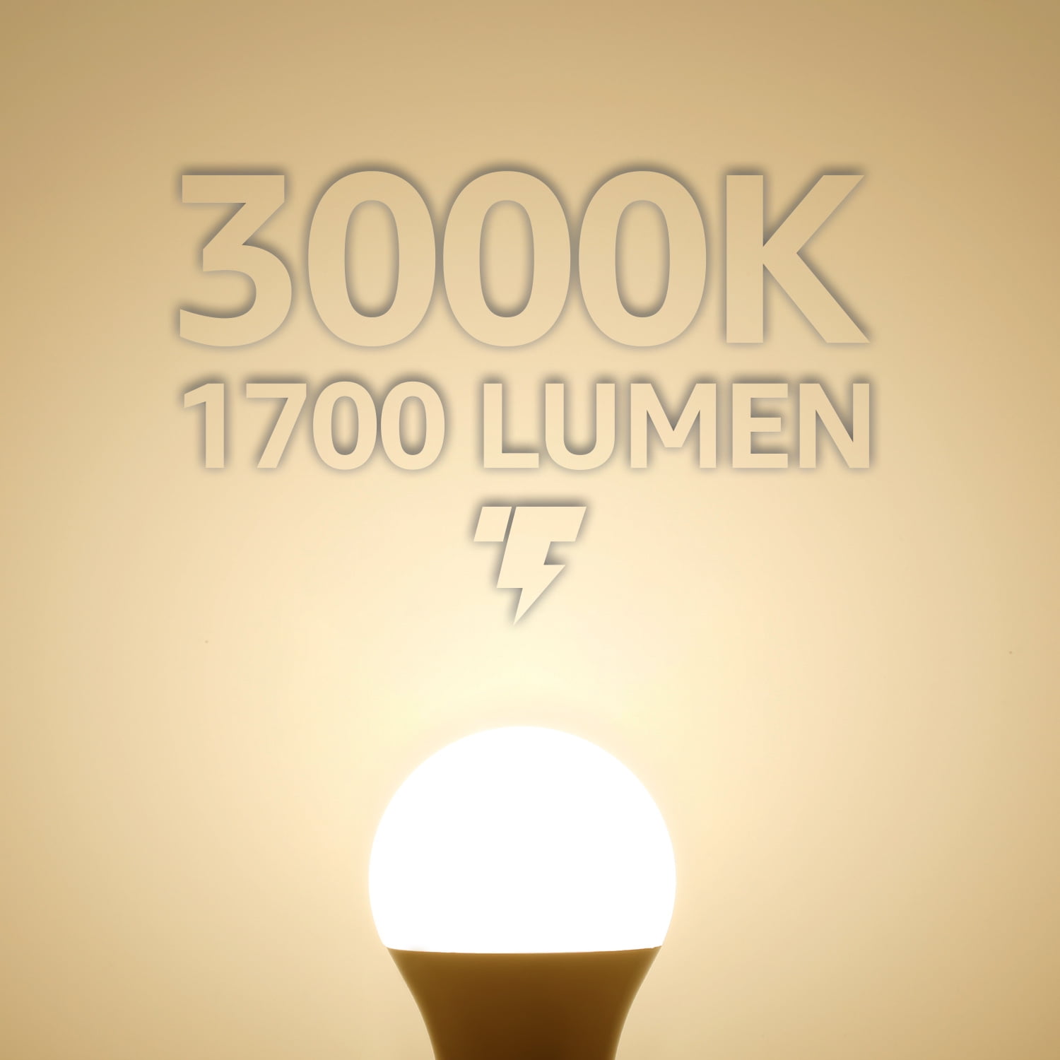 4 Pack Garage Door Opener LED Light Bulb, 100W Equivalent, 1700 Lumens Ultra-Bright A19, Shock Resistant Minimize Interference, 3000K Warm White, 15-Watt, UL-FCC listed, E26 Base