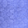 thumbnail image 1 of Ahgly Company Machine Washable Indoor Square Oriental Blue Industrial Area Rugs, 5' Square, 1 of 4
