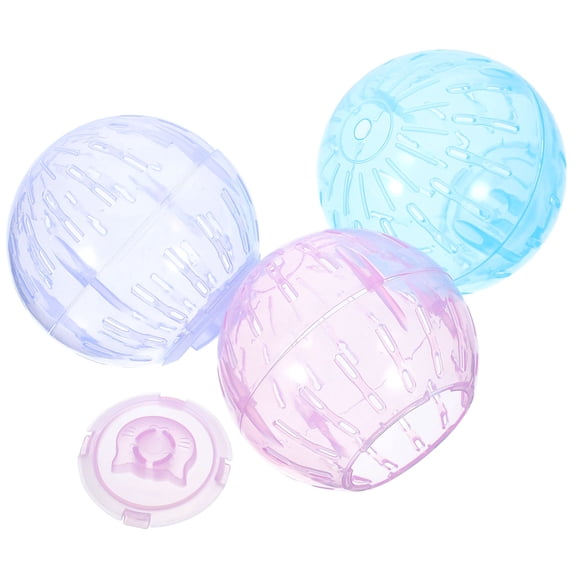 OFFIGAM 3-Piece Hamster Activity Toy Set with Assorted Colors, Small Pet Exercise & Entertainment Accessories for Indoor Use