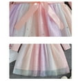 thumbnail image 6 of GZEFJRQM Toddler Rainbow Tutu Dress Girls Tulle Dresses Long Sleeve Ruffle Tiered Swing Ball Gown Fall Winter Casual Party Tulle Sundress, 6 of 6