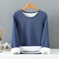 thumbnail image 2 of Vedolay Womens Sweatshirts 2023 Oversized Half Zip Pullover Long Sleeve Sweatshirt Navy,2XL, 2 of 5